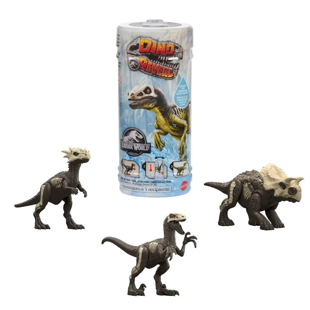 Mattel Jurassic World Dino Reveal Dinosaur Toy 8 inches | Color Change Surprise for Kids 4+ - main product image