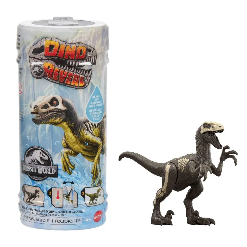 Mattel Jurassic World Dino Reveal Dinosaur Toy 8 inches | Color Change Surprise for Kids 4+ - view 5