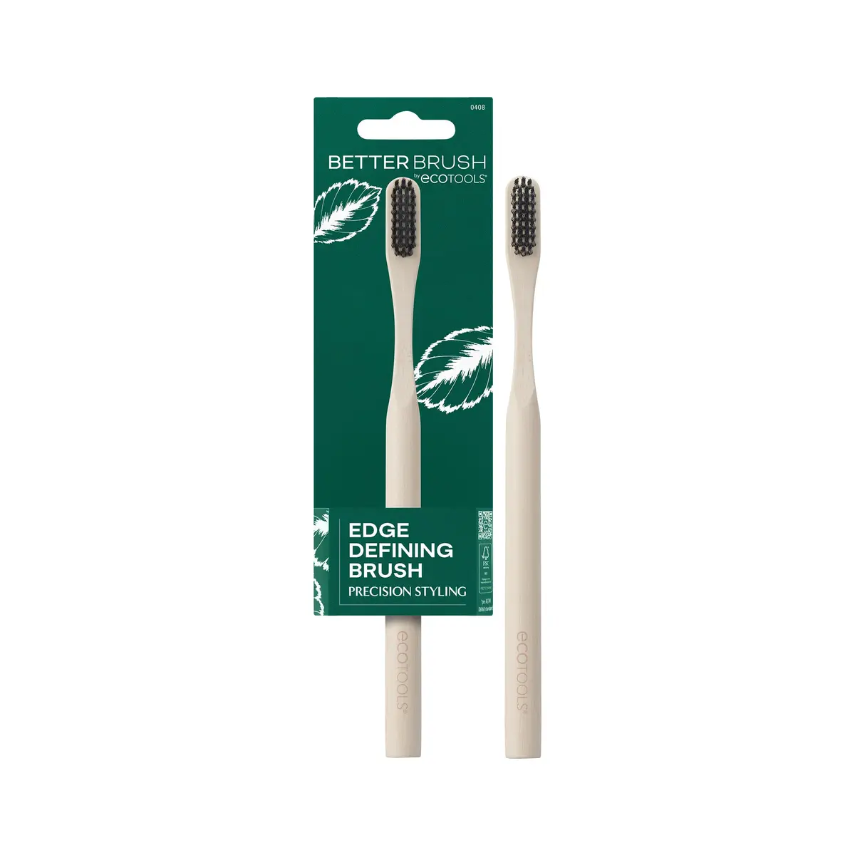 EcoTools Edge Defining Hairbrush for Baby Hair | Eco-Friendly Bamboo, Precise Control (70-120 chars) - main product image