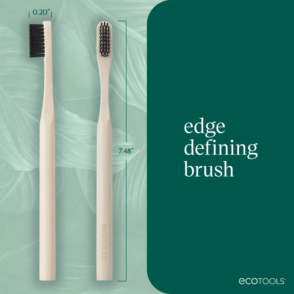 EcoTools Edge Defining Hairbrush for Baby Hair | Eco-Friendly Bamboo, Precise Control (70-120 chars) - view 4