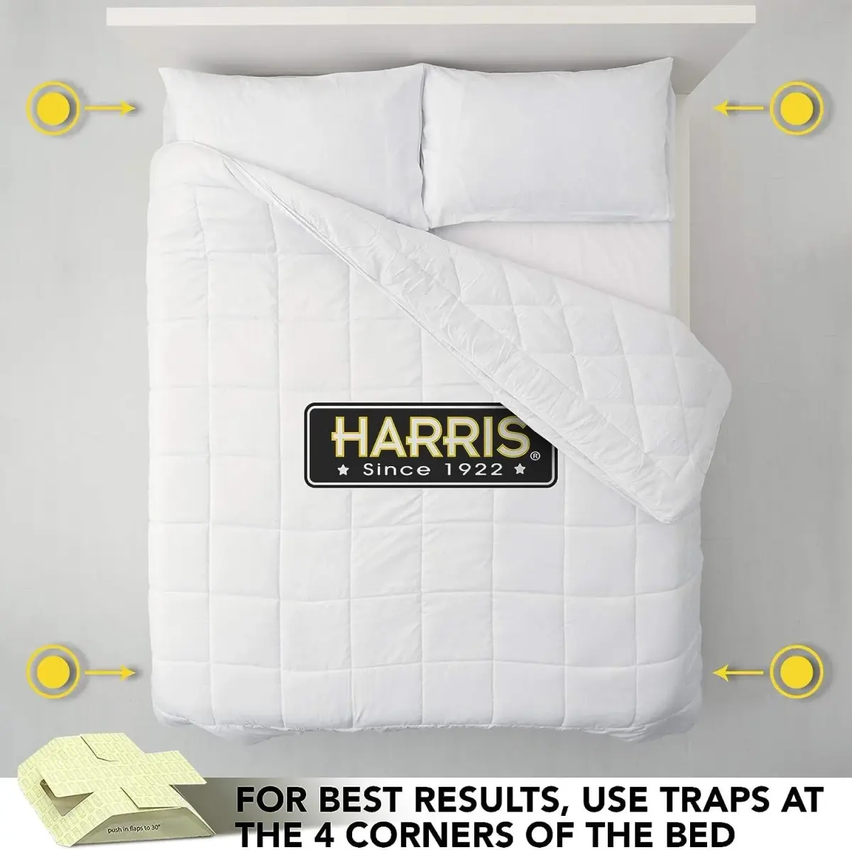 Harris Bed Bug Early Detection Glue Traps 8 Traps (Pack of 2) | Discreet Monitoring for Indian Homes - view 5
