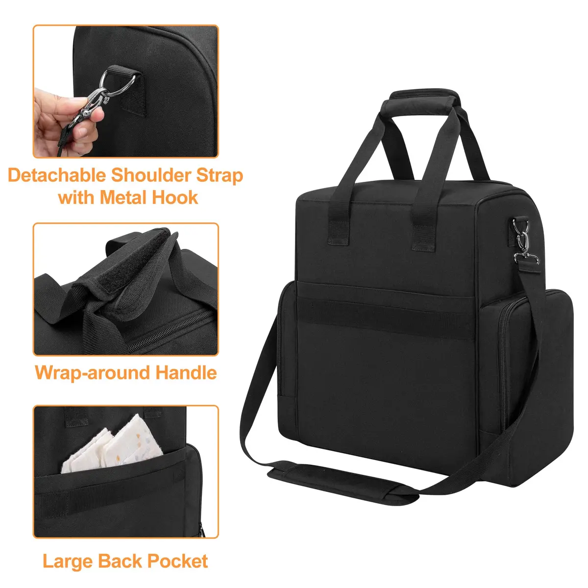 Yarwo Carrying Case Compatible with Baby Brezza Formula Pro Advanced (WiFi) | Insulated, Durable Nylon, Travel-Ready - view 5