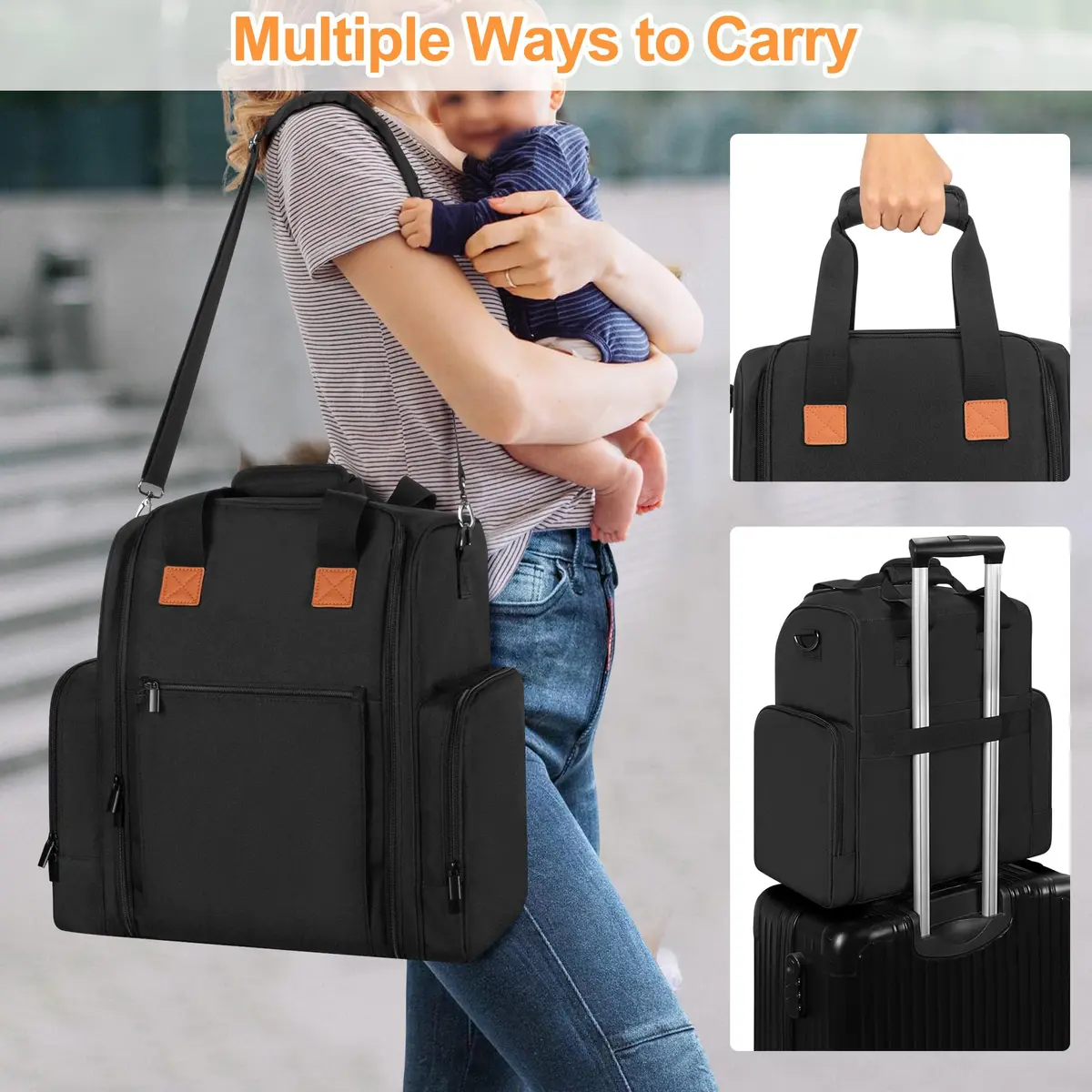 Yarwo Carrying Case Compatible with Baby Brezza Formula Pro Advanced (WiFi) | Insulated, Durable Nylon, Travel-Ready - view 7