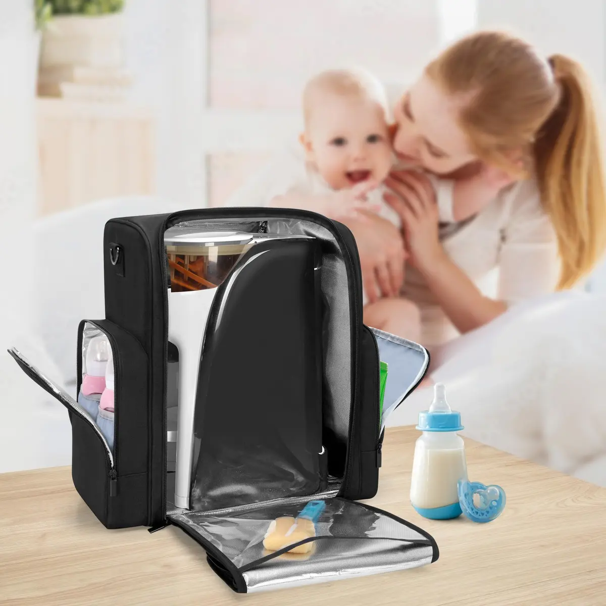 Yarwo Carrying Case Compatible with Baby Brezza Formula Pro Advanced (WiFi) | Insulated, Durable Nylon, Travel-Ready - view 8
