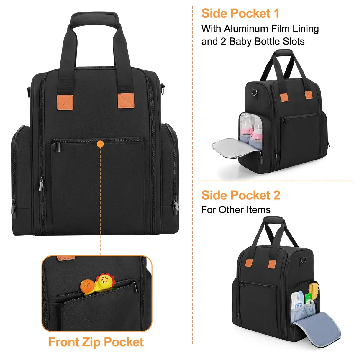 Yarwo Carrying Case Compatible with Baby Brezza Formula Pro Advanced (WiFi) | Insulated, Durable Nylon, Travel-Ready - view 3