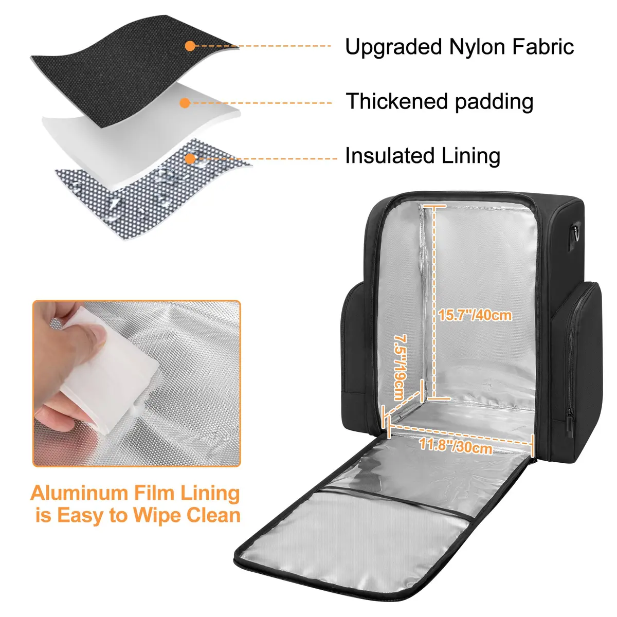 Yarwo Carrying Case Compatible with Baby Brezza Formula Pro Advanced (WiFi) | Insulated, Durable Nylon, Travel-Ready - view 4