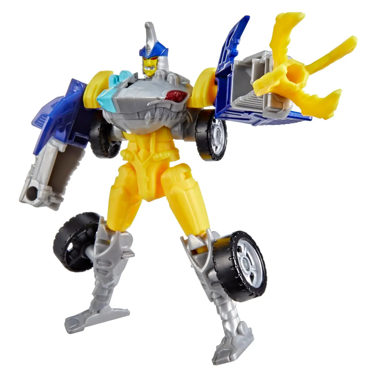 Transformers Sky-Byte Cyber Changers 4-inch Action Figure | Quick Change to Car Mode for Kids 6+ - main product image