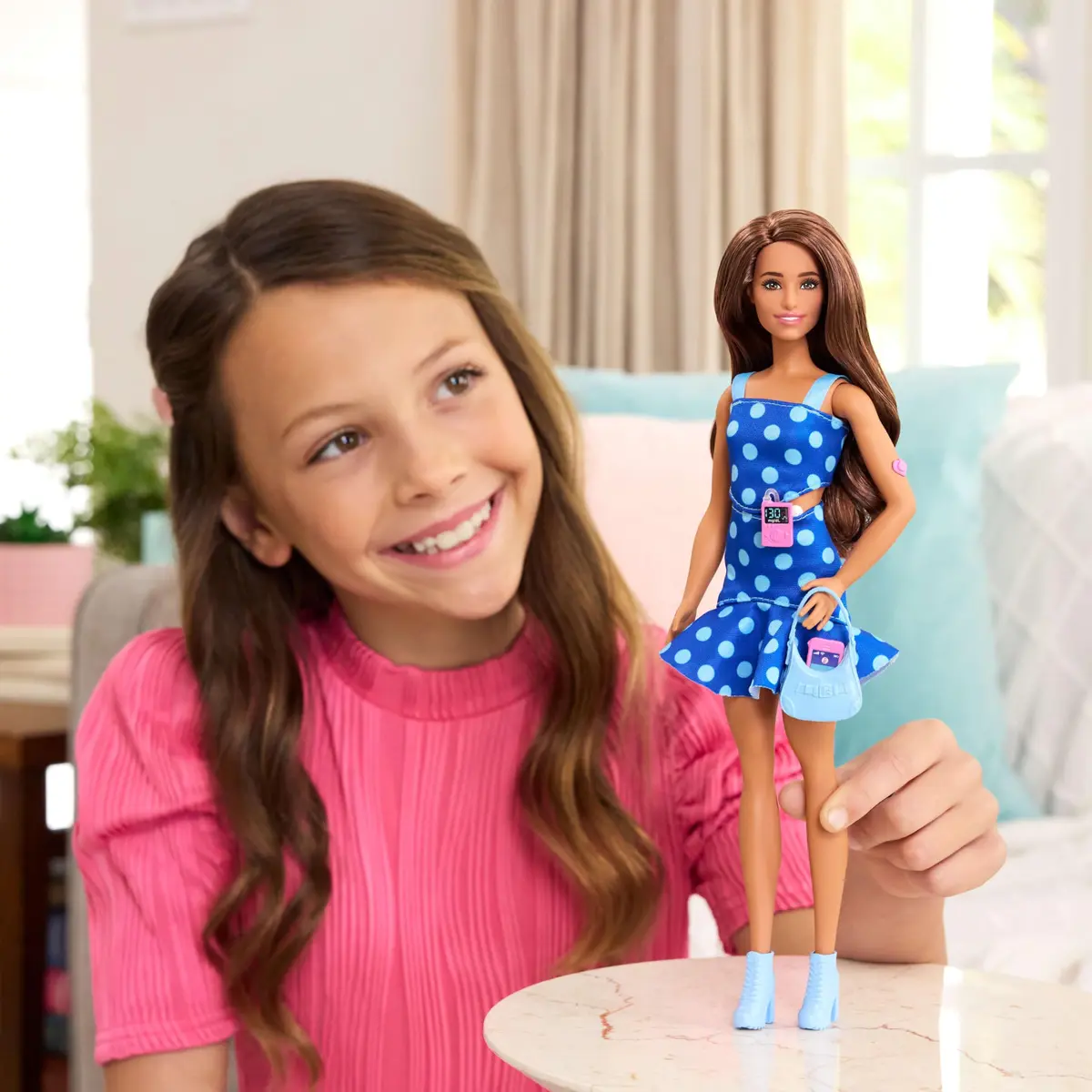 Barbie Doll 12 inches | Celebrates Diversity & Diabetes Awareness, Ages 3+ - view 2