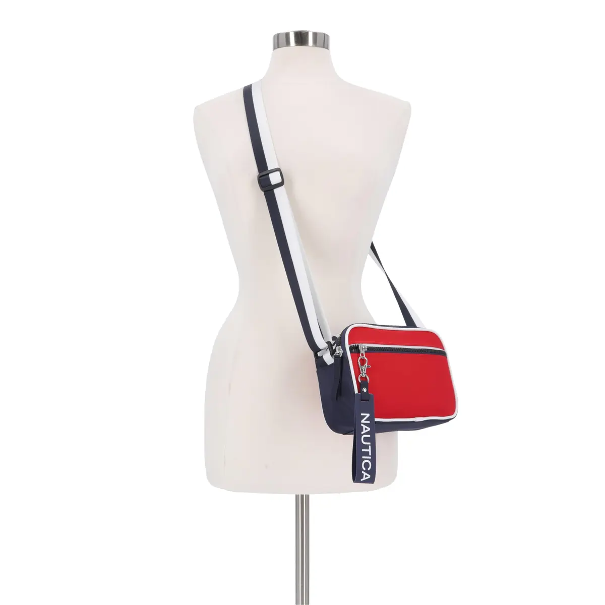 Nautica High Seas Camera Crossbody Bag Bilateral Red | Lightweight & Stylish Travel Purse - view 5