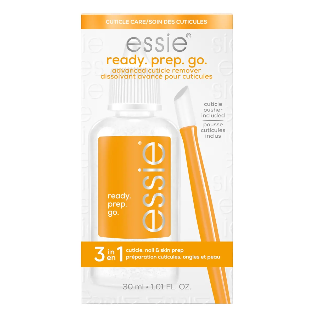 essie vegan nail care, cuticle remover, 1 fl oz | Softens & Preps for Manicure - main product image