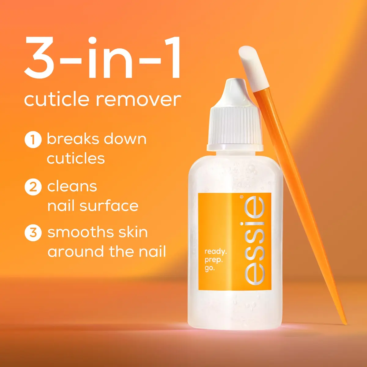 essie vegan nail care, cuticle remover, 1 fl oz | Softens & Preps for Manicure - view 2
