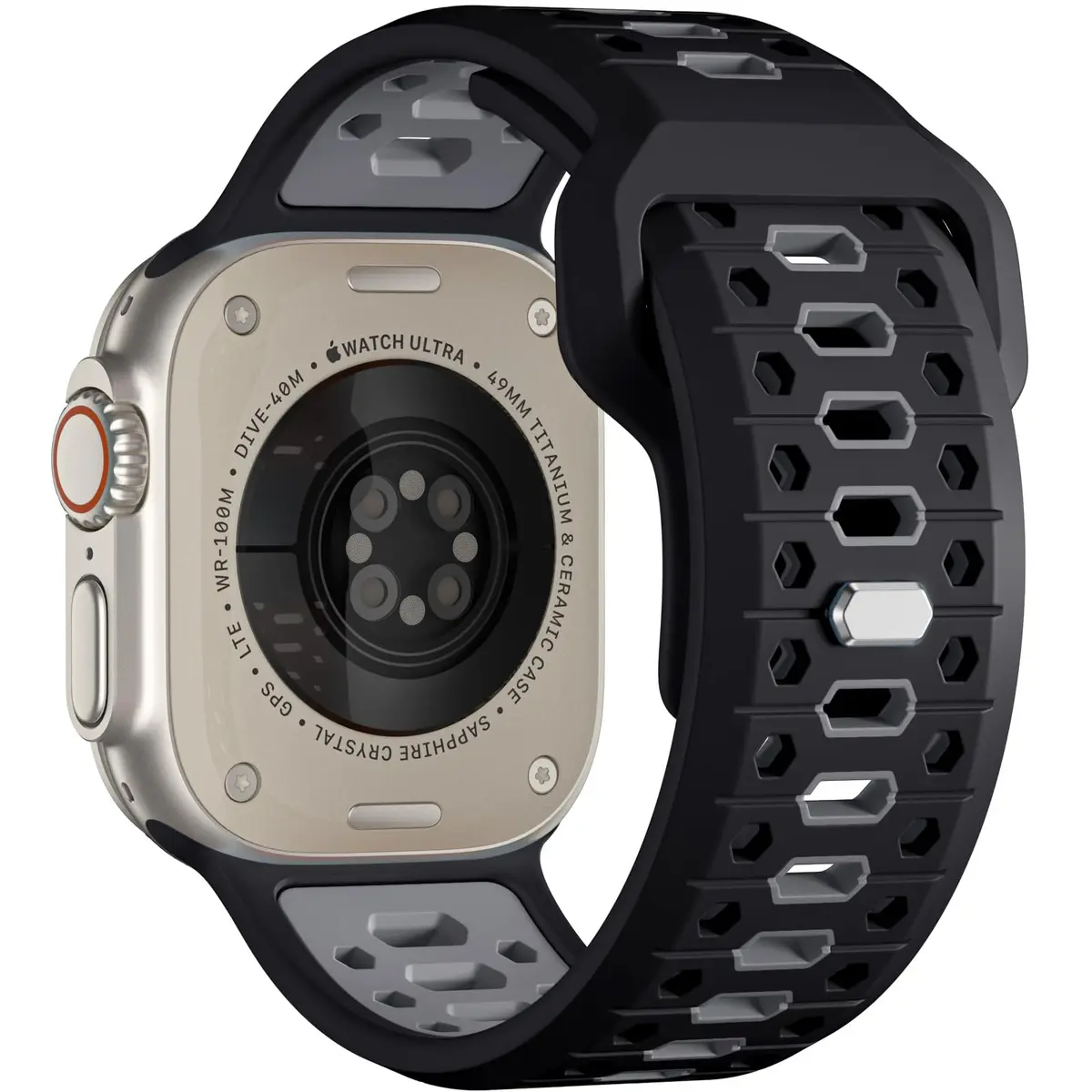 Maledan Sport Silicone Watch Band 49mm/46mm/45mm/44mm/42mm | Breathable, Waterproof, Adjustable - main product image