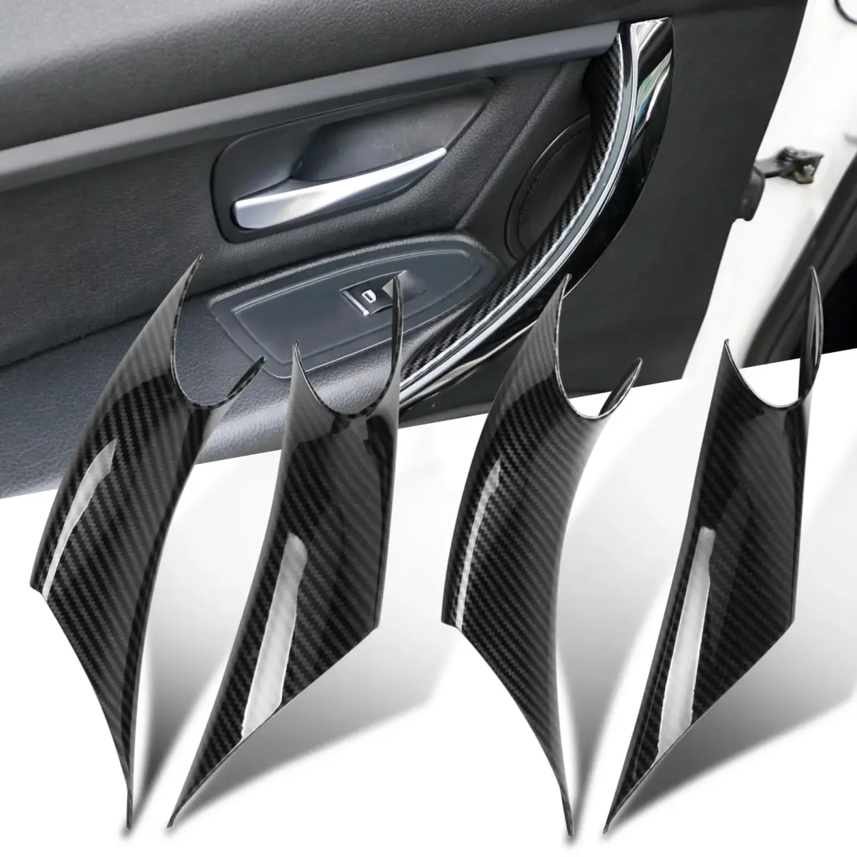Jaronx Carbon Fiber 4-Piece All Doors Handle Covers for BMW 3 & 4 Series - main product image