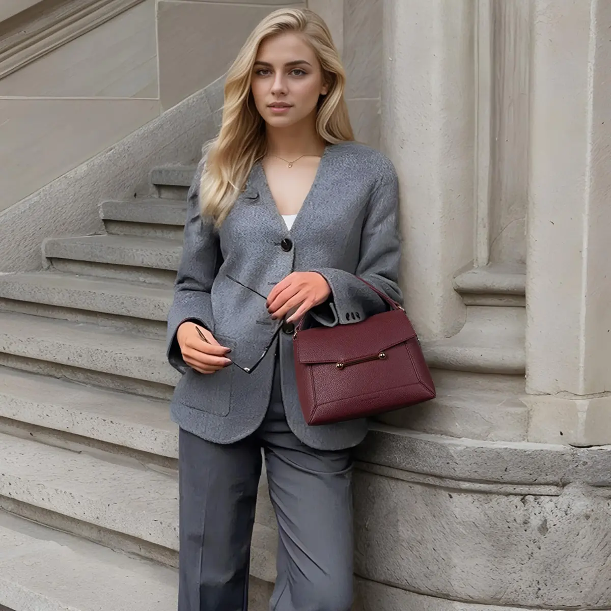 BOSTANTEN Crossbody Purse for Women Vegan Leather Shoulder Purse | Compact, Stylish, Secure - view 2
