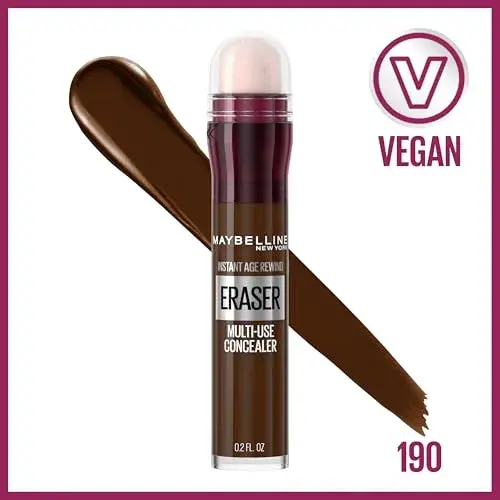 Maybelline Instant Age Rewind Eraser Concealer 190 | 6ml (0.2 Fl Oz) Crease-Resistant, 12HR Moisturizing Wear - view 2