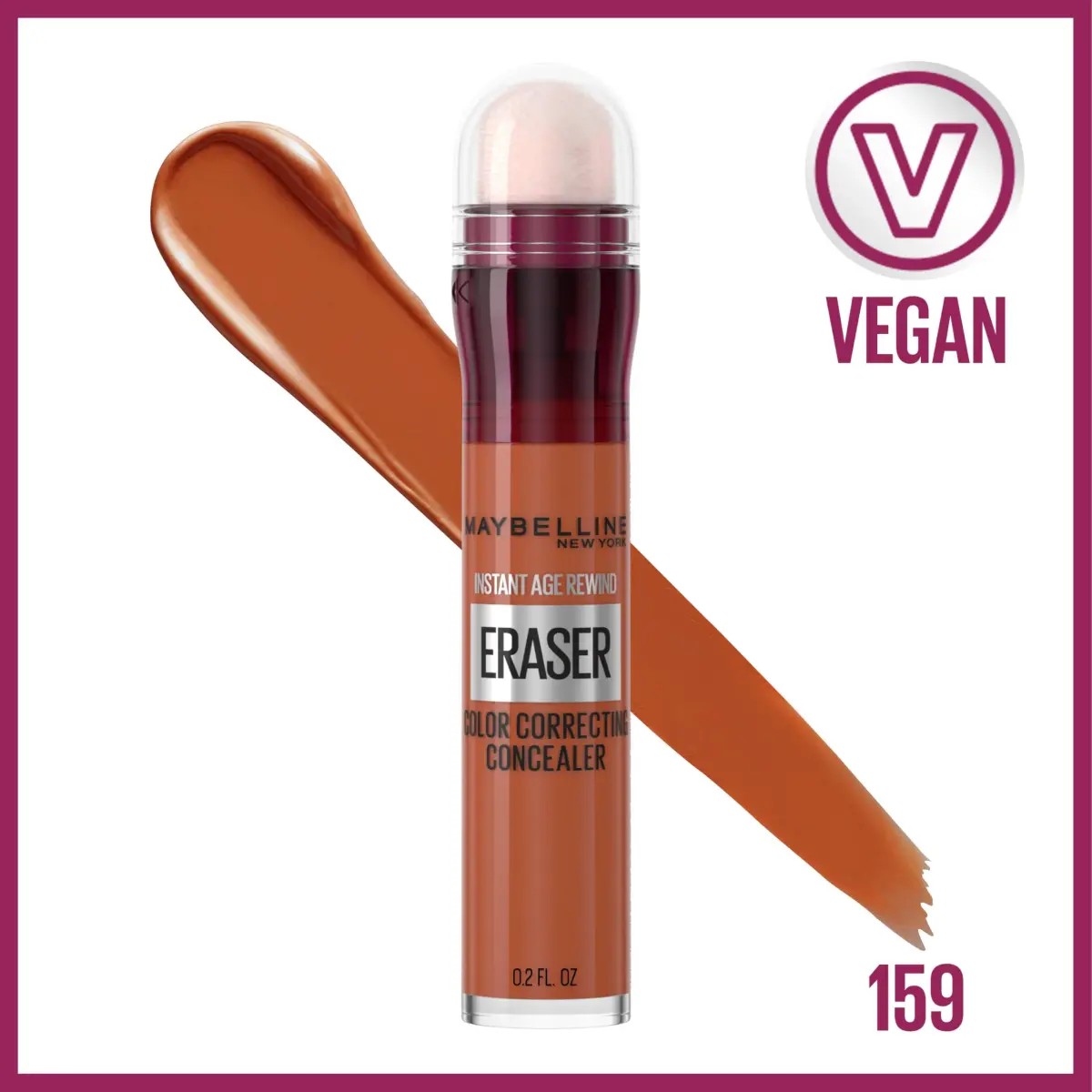 Maybelline Instant Age Rewind Color Correcting Concealer Orange 5ml (0.2 Fl Oz) (Pack of 1) | Fool-proof color correcting in a click - view 2