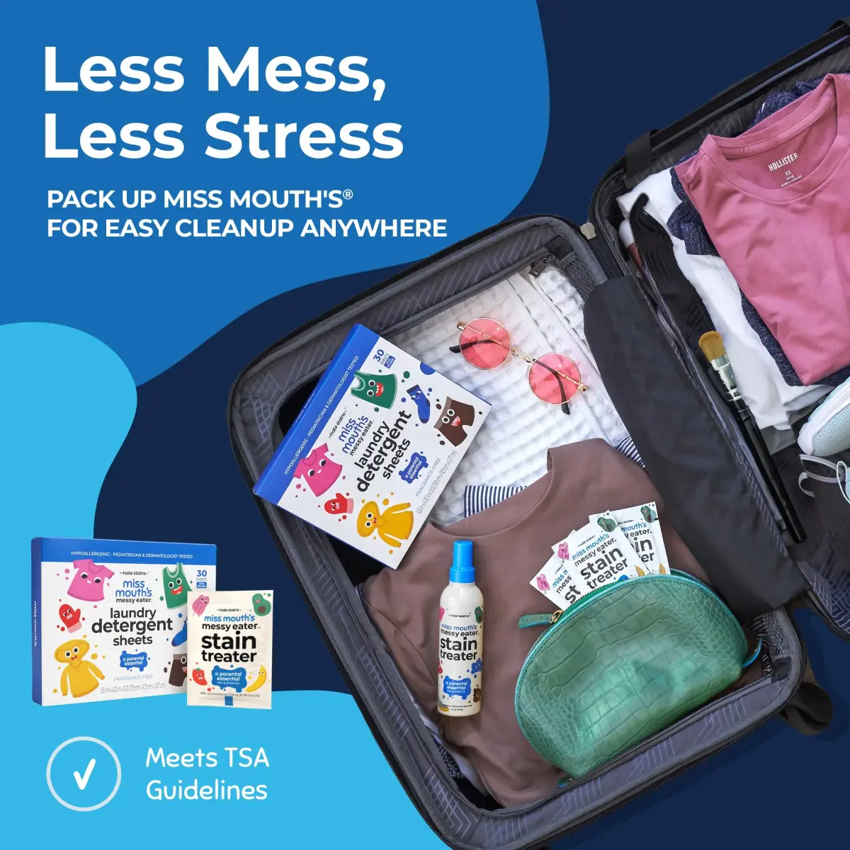 Miss Mouth’s Messy Eater Stain Remover Spray & Detergent Sheet Bundle | On-the-Go Cleaning Essentials - view 8