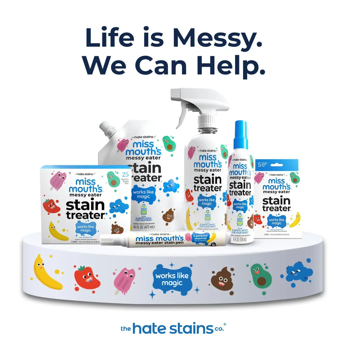 Miss Mouth’s Messy Eater Stain Remover Spray & Detergent Sheet Bundle | On-the-Go Cleaning Essentials - view 9
