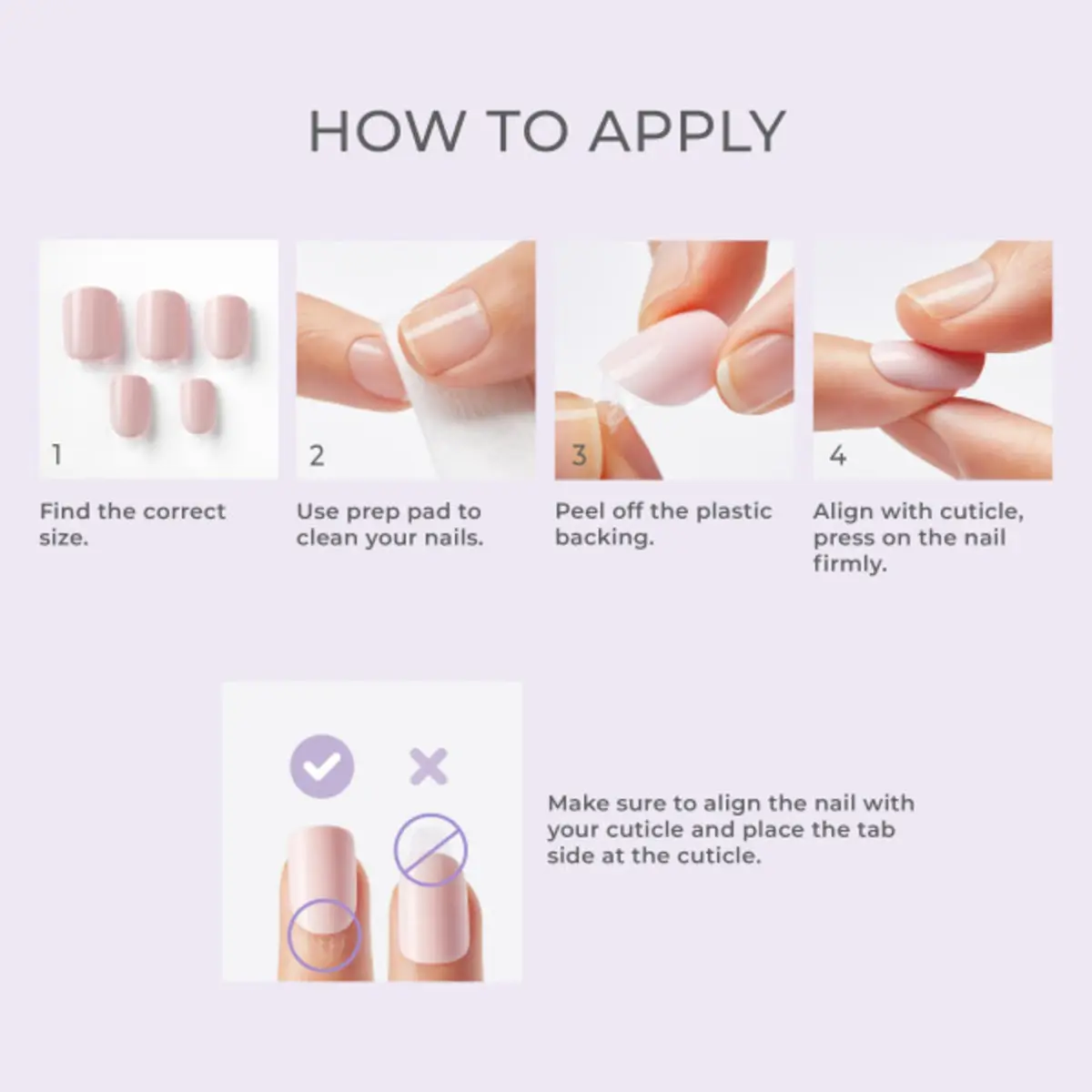 imPRESS No Glue Mani Press On Nails Kit Over You | Short, Glossy Gel Finish, PureFit Technology - view 8