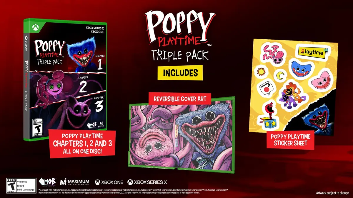 Poppy Playtime Triple Pack Xbox Series X | Xbox One 13.5cm (5.4in) | Horror Puzzle Adventure Game - view 2