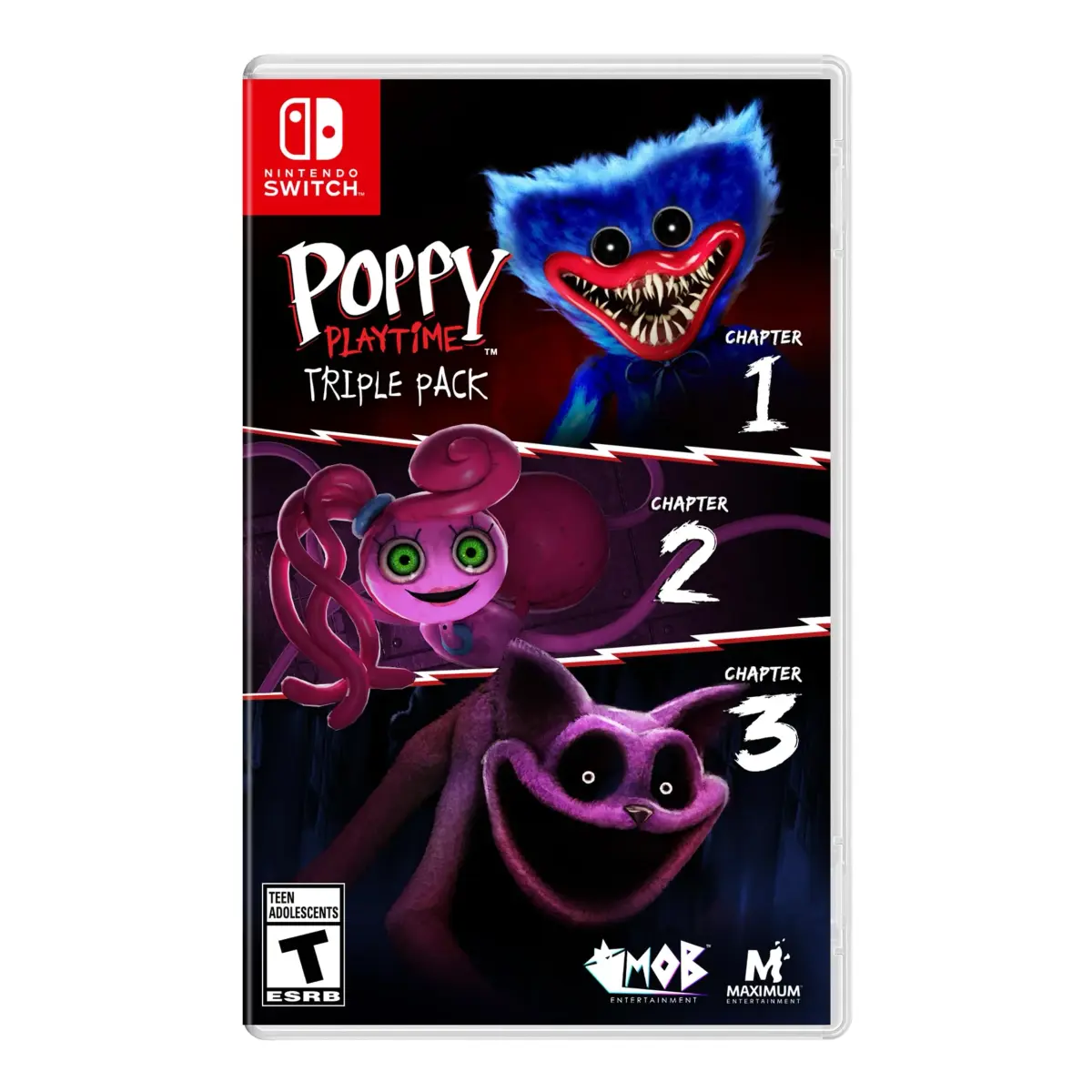 Poppy Playtime Triple Pack Nintendo Switch Game | ESRB Teen Horror Adventure - main product image