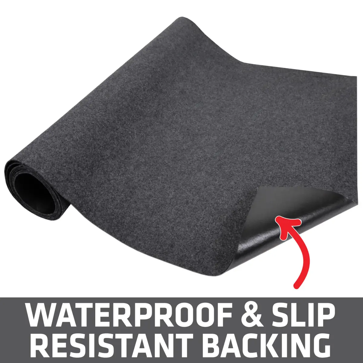 Drymate XL Charcoal Oil Spill Mat Runner 18' x 2'6" | Premium Absorbent Garage Floor Protection - view 3