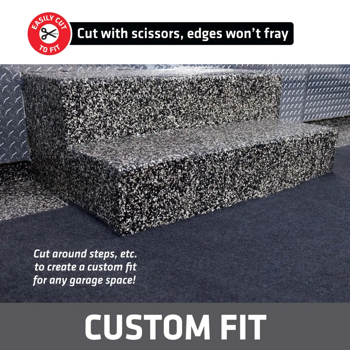 Drymate XL Charcoal Oil Spill Mat Runner 18' x 2'6" | Premium Absorbent Garage Floor Protection - view 4