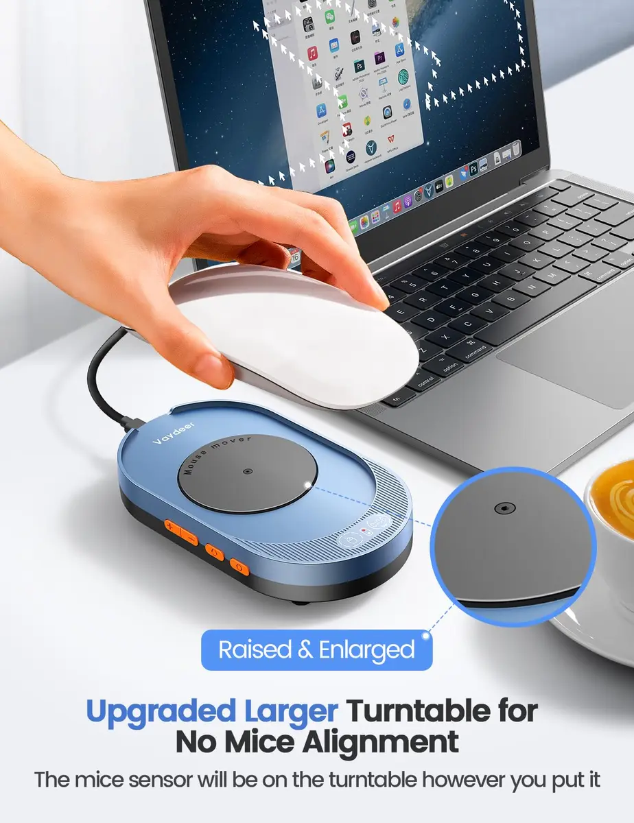 Vaydeer M4 Utra Mouse Mover with APP | Undetectable Mouse Jiggler Device for Computer Wake-up - view 7