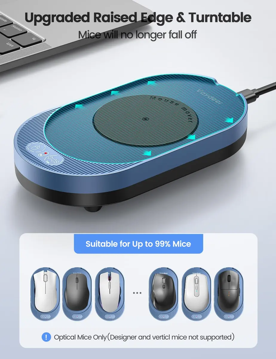 Vaydeer M4 Utra Mouse Mover with APP | Undetectable Mouse Jiggler Device for Computer Wake-up - view 8