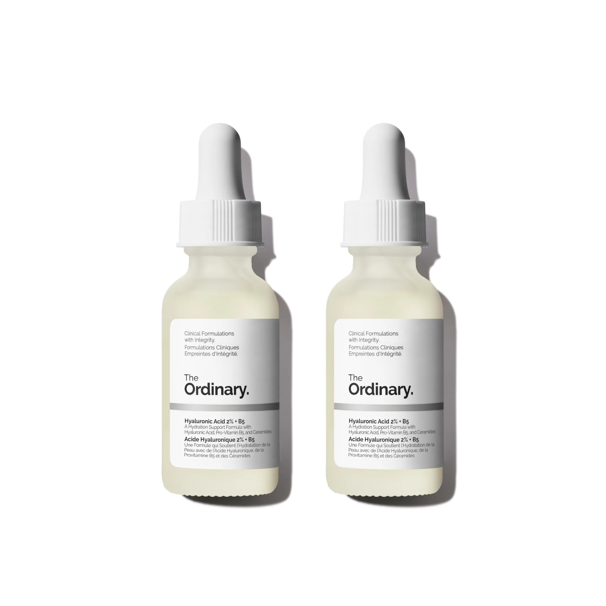 The Ordinary Hyaluronic Acid 2% + B5 Serum (2x 1 Fl Oz) | Multi-Depth Hydration for Smoother Skin - main product image