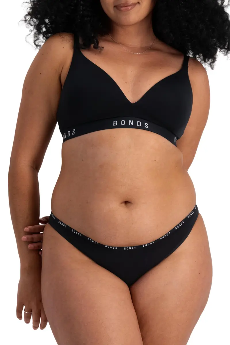 Bonds Women’s High-Cut Bikini Panties 3-Pack | Stretch Cotton-Blend, Soft Comfort in India - view 2