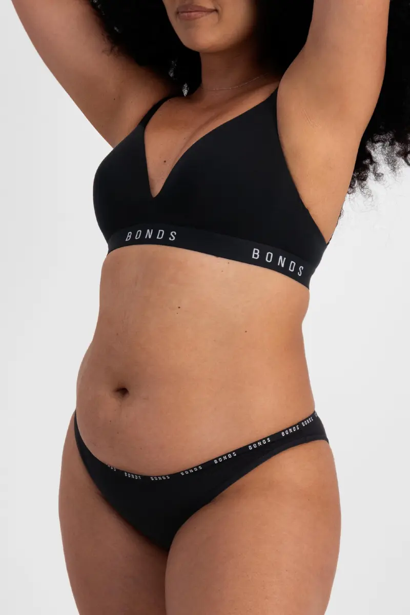 Bonds Women’s High-Cut Bikini Panties 3-Pack | Stretch Cotton-Blend, Soft Comfort in India - view 3