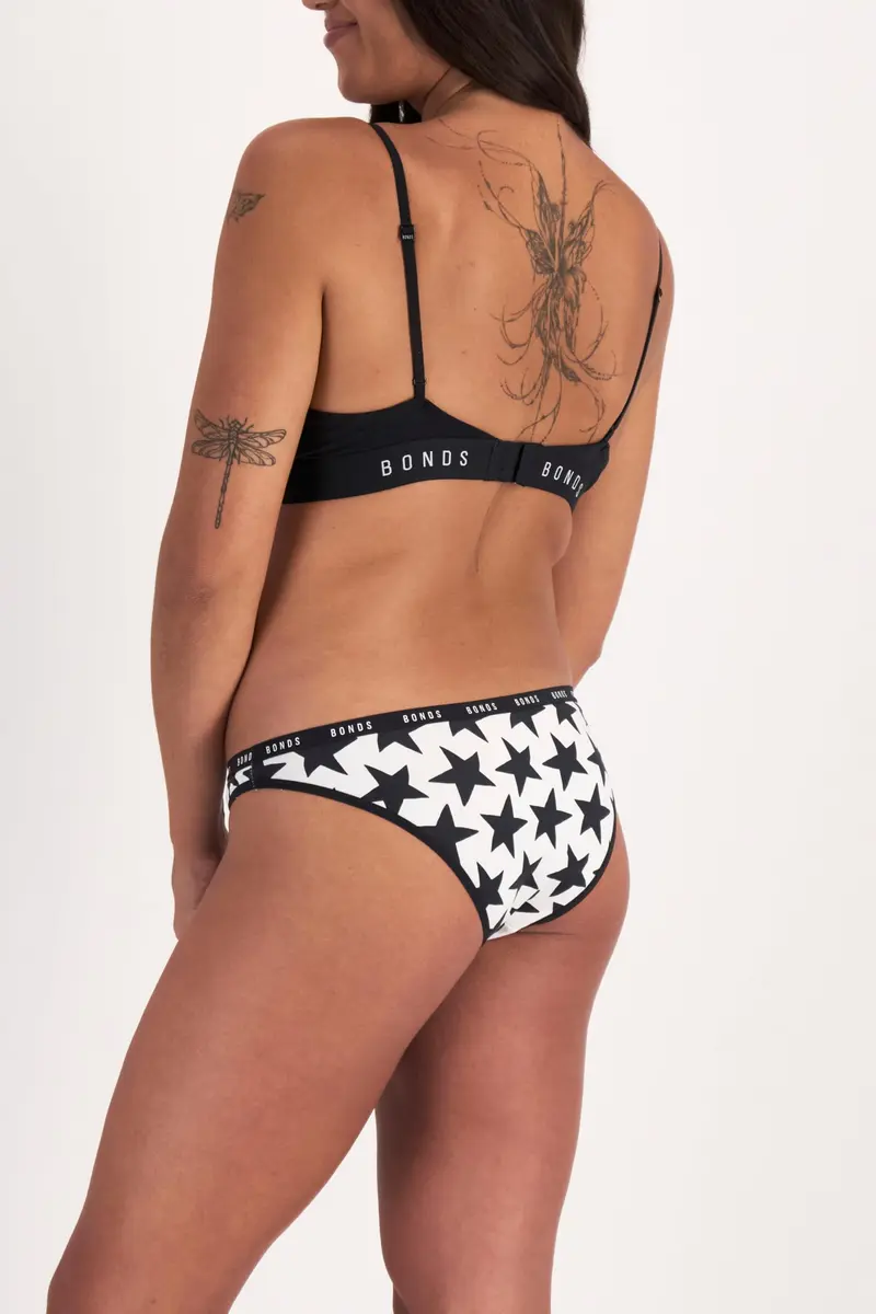 Bonds Women’s High-Cut Bikini Panties 3-Pack | Stretch Cotton-Blend, Soft Comfort - view 5