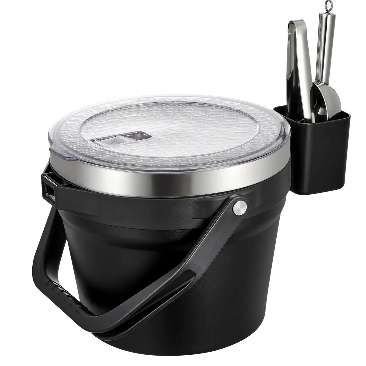 COKTIK 7L Vacuum Insulated Ice Bucket with Lid & Tongs | Large Capacity Stainless Steel Beverage Bucket for Parties - main product image