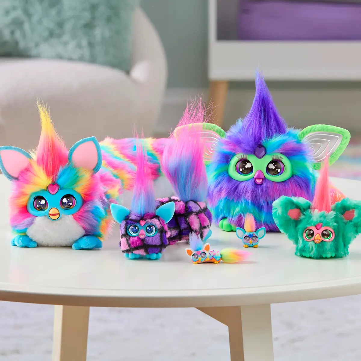 Furby DJ Furblets Berry-Cup-Cake Mini Electronic Plush Toy | ASTM-Tested Toy Figure - view 7