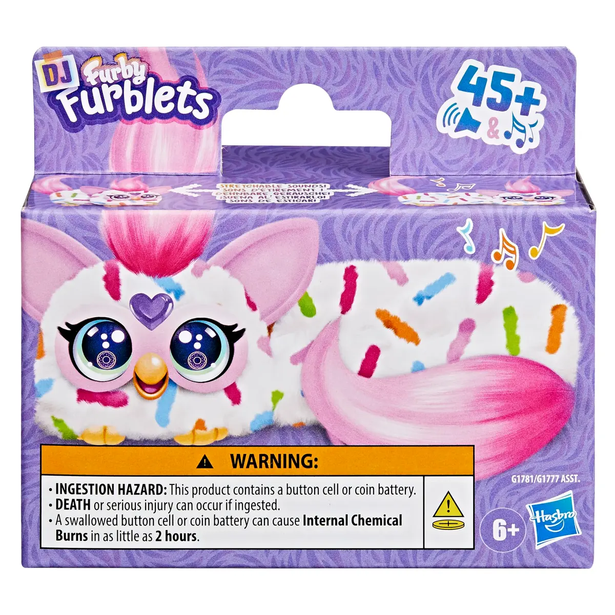 Furby DJ Furblets Berry-Cup-Cake Mini Electronic Plush Toy | ASTM-Tested Toy Figure - view 2