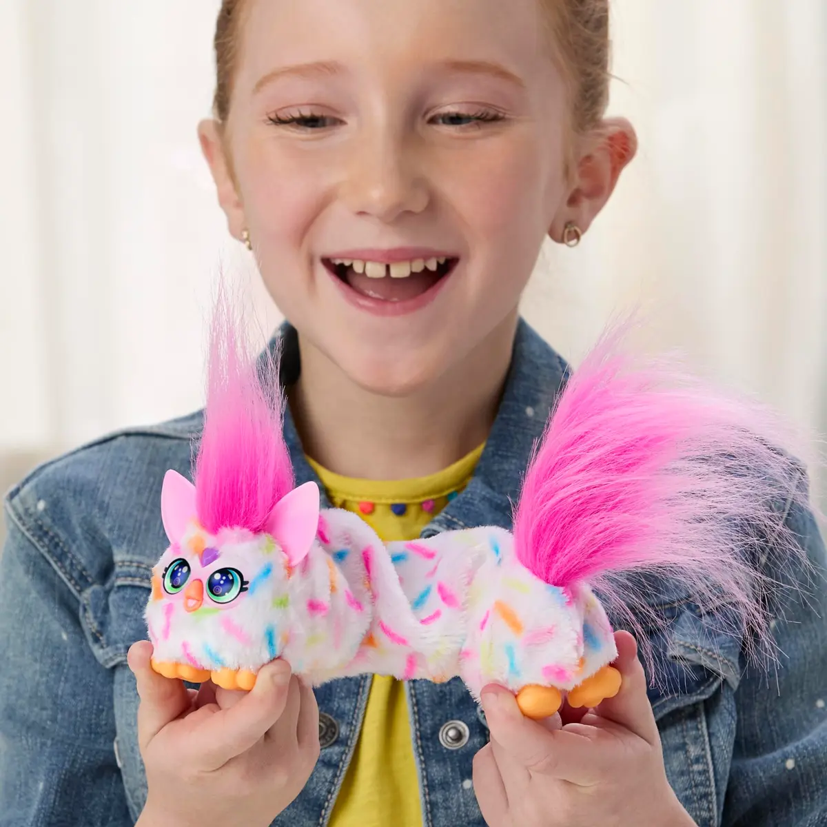 Furby DJ Furblets Berry-Cup-Cake Mini Electronic Plush Toy | ASTM-Tested Toy Figure - view 3