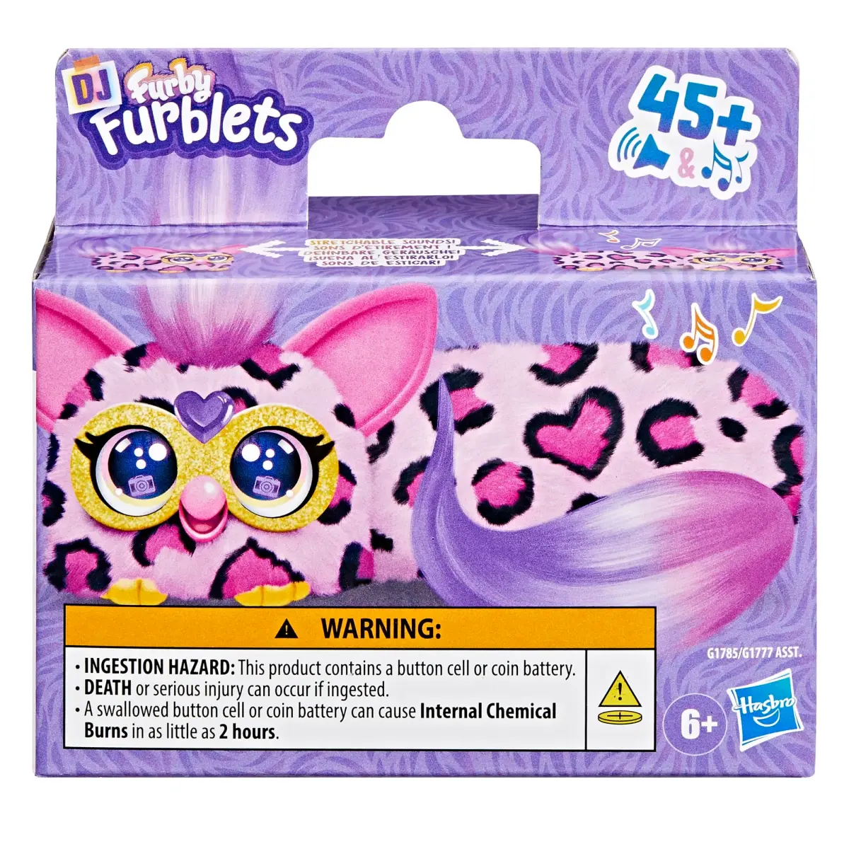 Furby DJ Furblets Kitt-Ee-Luv Mini Electronic Plush Toy 11.4cm (4.49 inches) | Interactive Music & Furbish Sounds - view 2