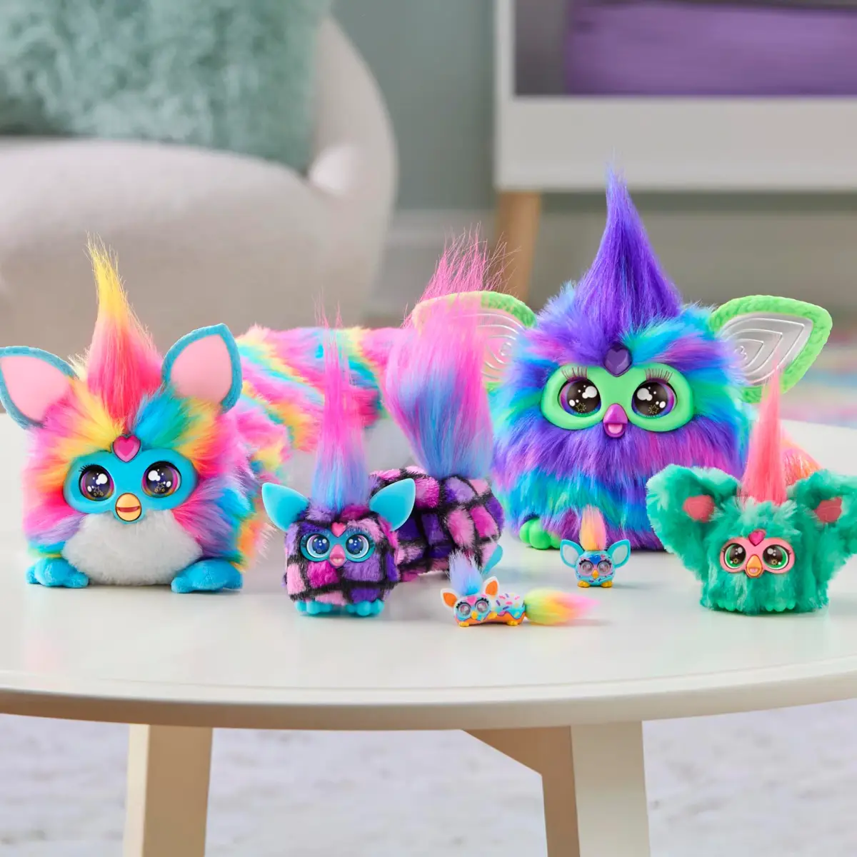 Furby DJ Furblets Berry-Cup-Cake Mini Electronic Plush Toy | ASTM-Tested Toy Figure - view 7