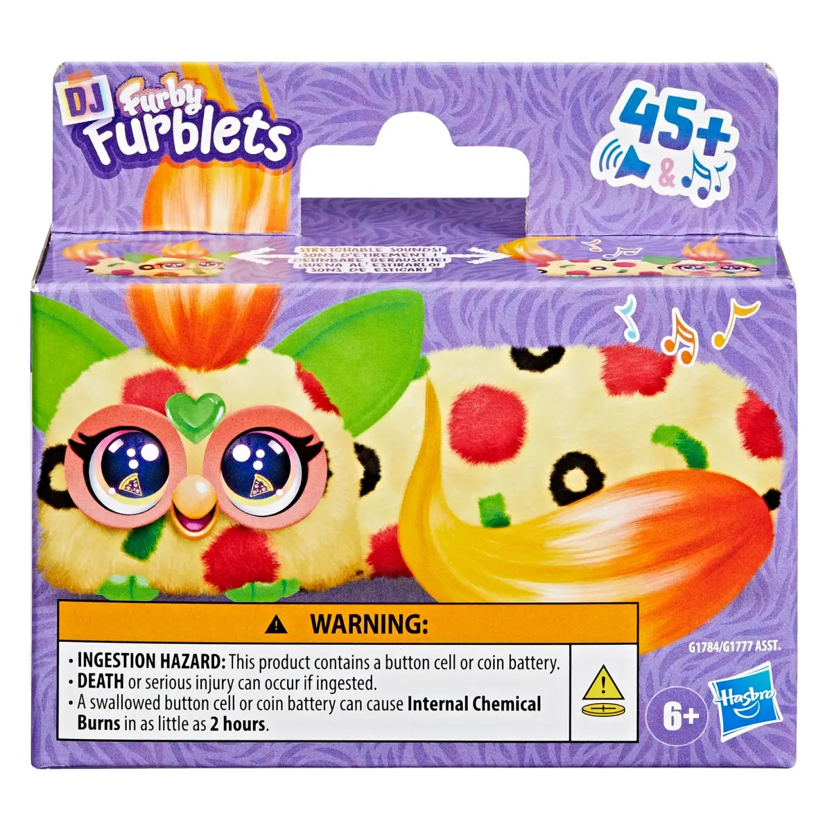 Furby DJ Furblets Berry-Cup-Cake Mini Electronic Plush Toy | ASTM-Tested Toy Figure - view 2