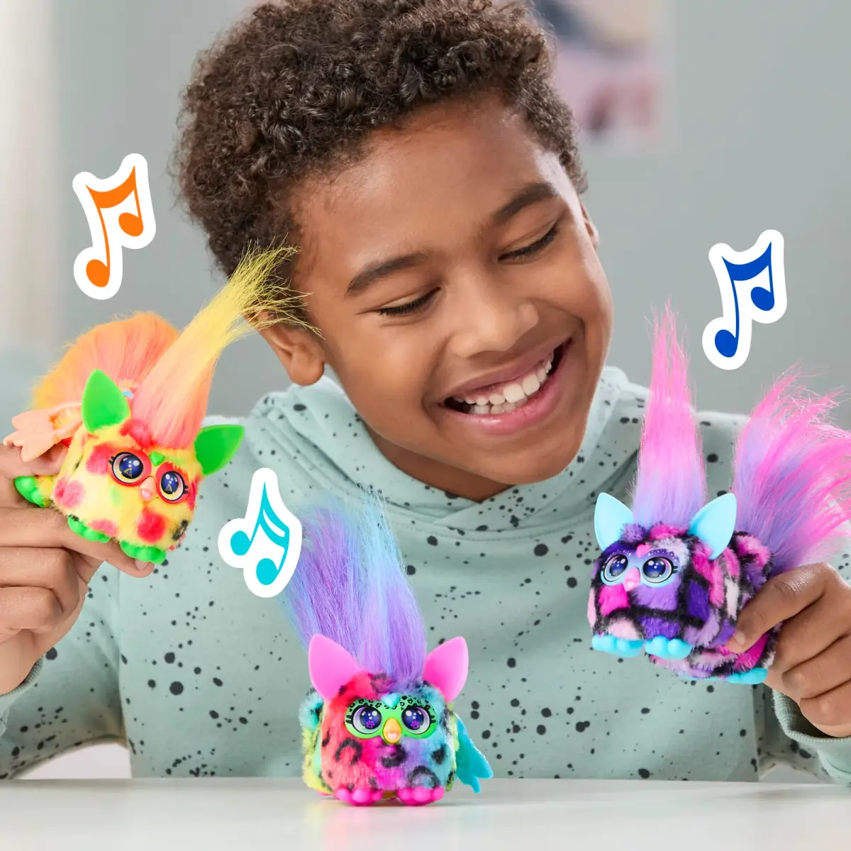 Furby DJ Furblets Berry-Cup-Cake Mini Electronic Plush Toy | ASTM-Tested Toy Figure - view 4