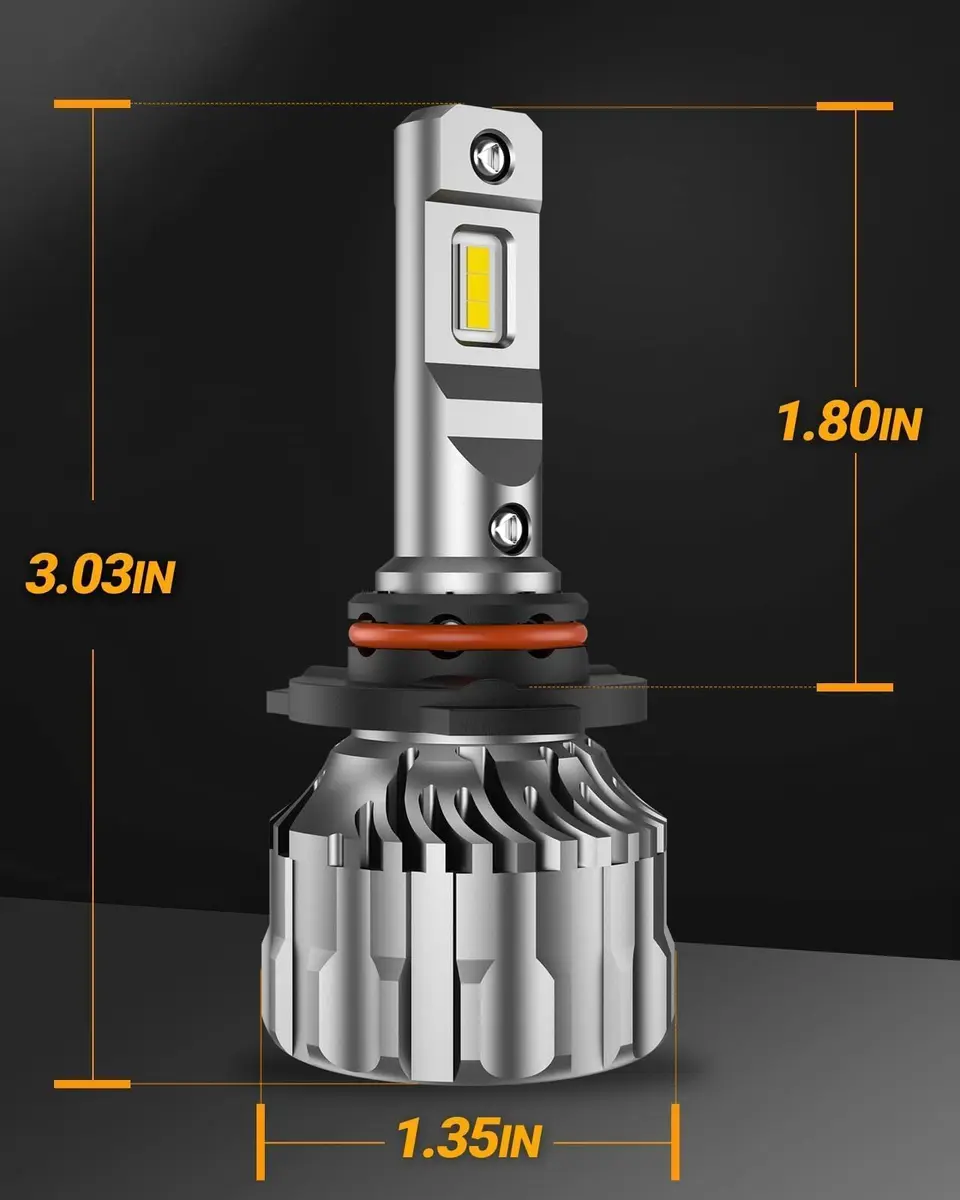 SEALIGHT 9005/HB3 LED Fog Light Bulbs 70000LM Cool White 6500K (2-Pack) | 70,000-Hour Lifespan - view 7