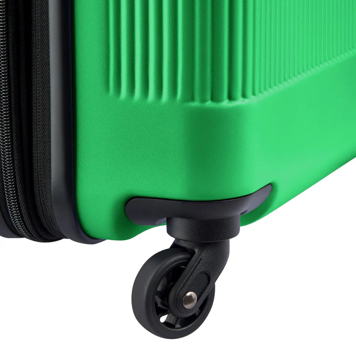 United Colors of Benetton Ribbed Hardside Expandable Luggage with Spinner Wheels, Green, Carry-On 20 Inch - view 6