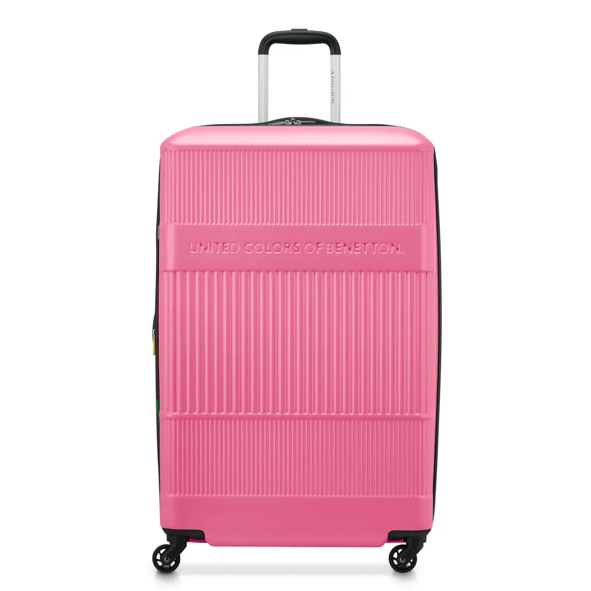 United Colors of Benetton Ribbed Hardside Expandable Luggage 29 Inch | Stylish & Durable Travel Companion - main product image