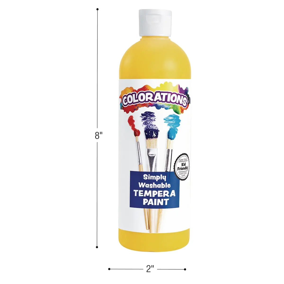 Colorations Paraben-Free Washable Tempera Paint Set, 19 Colors, Non-Toxic | Vibrant, Safe & Easy to Clean (70-120 chars) - view 7