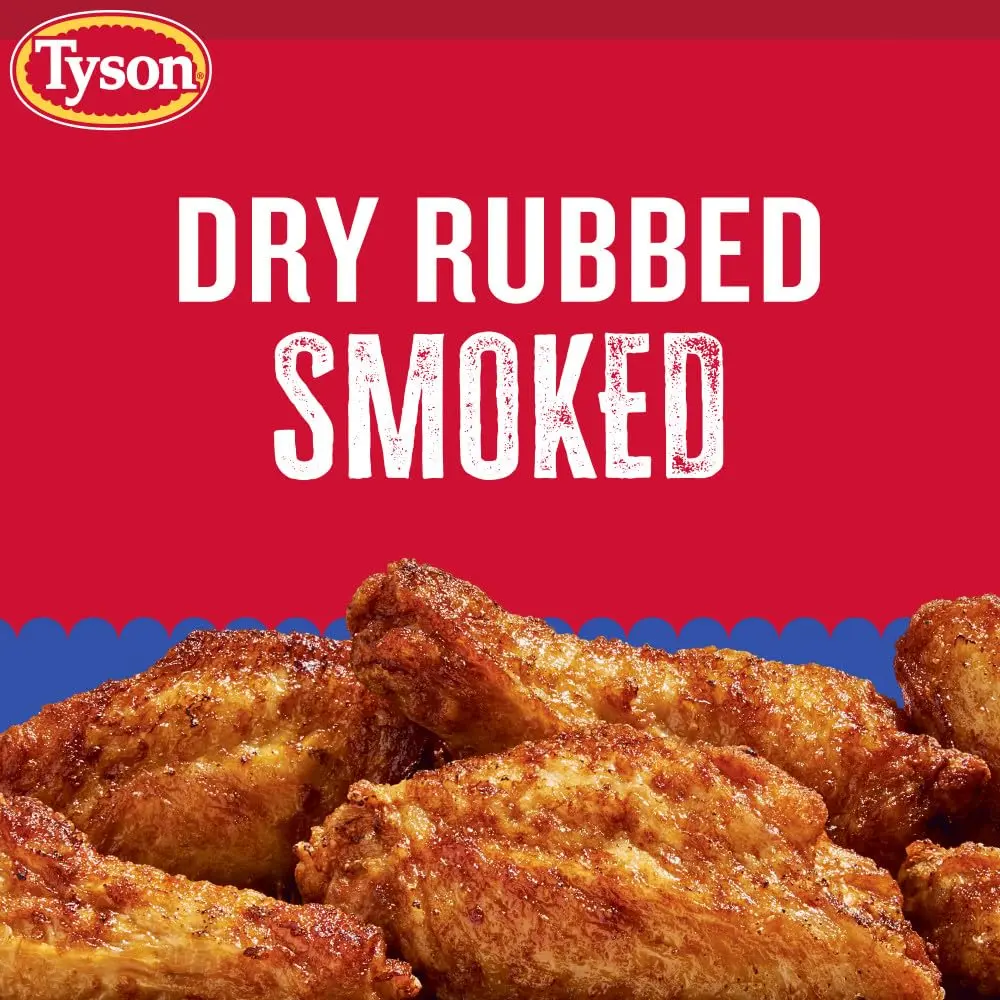 Tyson Smoked Crispy Chicken Wings 20 oz | Fully Cooked, All-Natural, Protein-Rich Snack - view 7