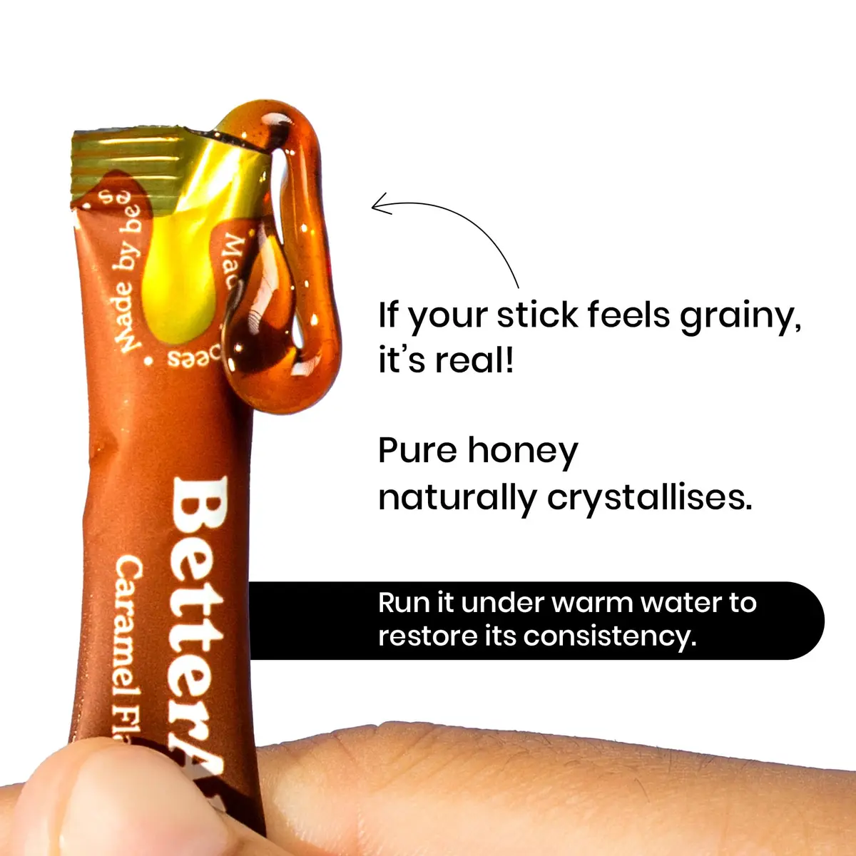 Better Alt Himalayan Shilajit Caramel Honey Sticks | Energy & Immunity Support | 30 Sticks - view 5