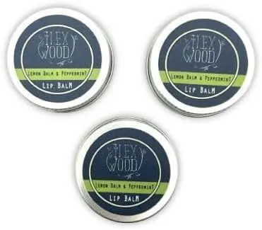 The Ilex Wood Vegan Lemon Balm & Peppermint Lip Balm 10ml (0.34 Fl Oz) | Natural Cold Sore Treatment - view 7