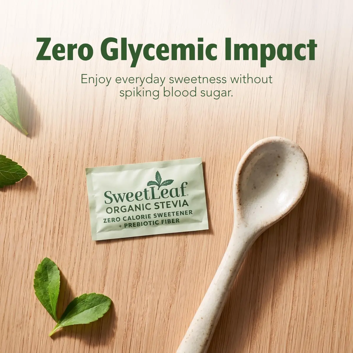 SweetLeaf Organic Stevia Powder Sweetener, Sugar Free | Bulk Pack, 500 Packets, Zero Calories - view 7