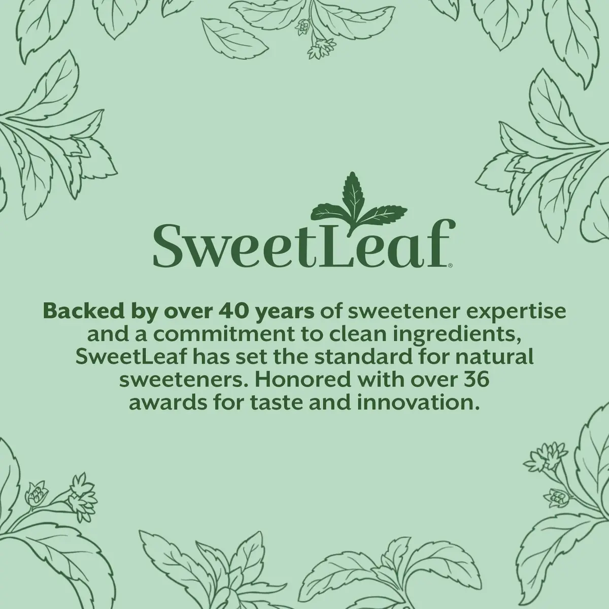 SweetLeaf Organic Stevia Powder Sweetener, Sugar Free | Bulk Pack, 500 Packets, Zero Calories - view 8